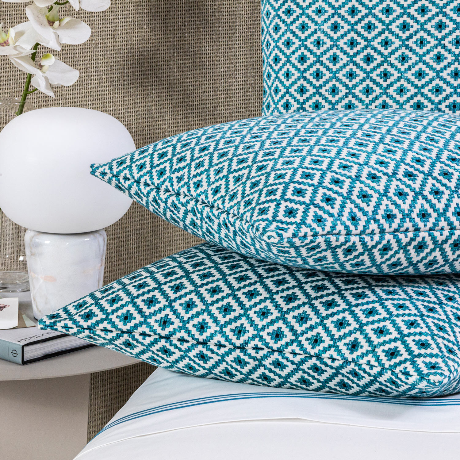 slide 5 Luxury Domino Decorative Pillow