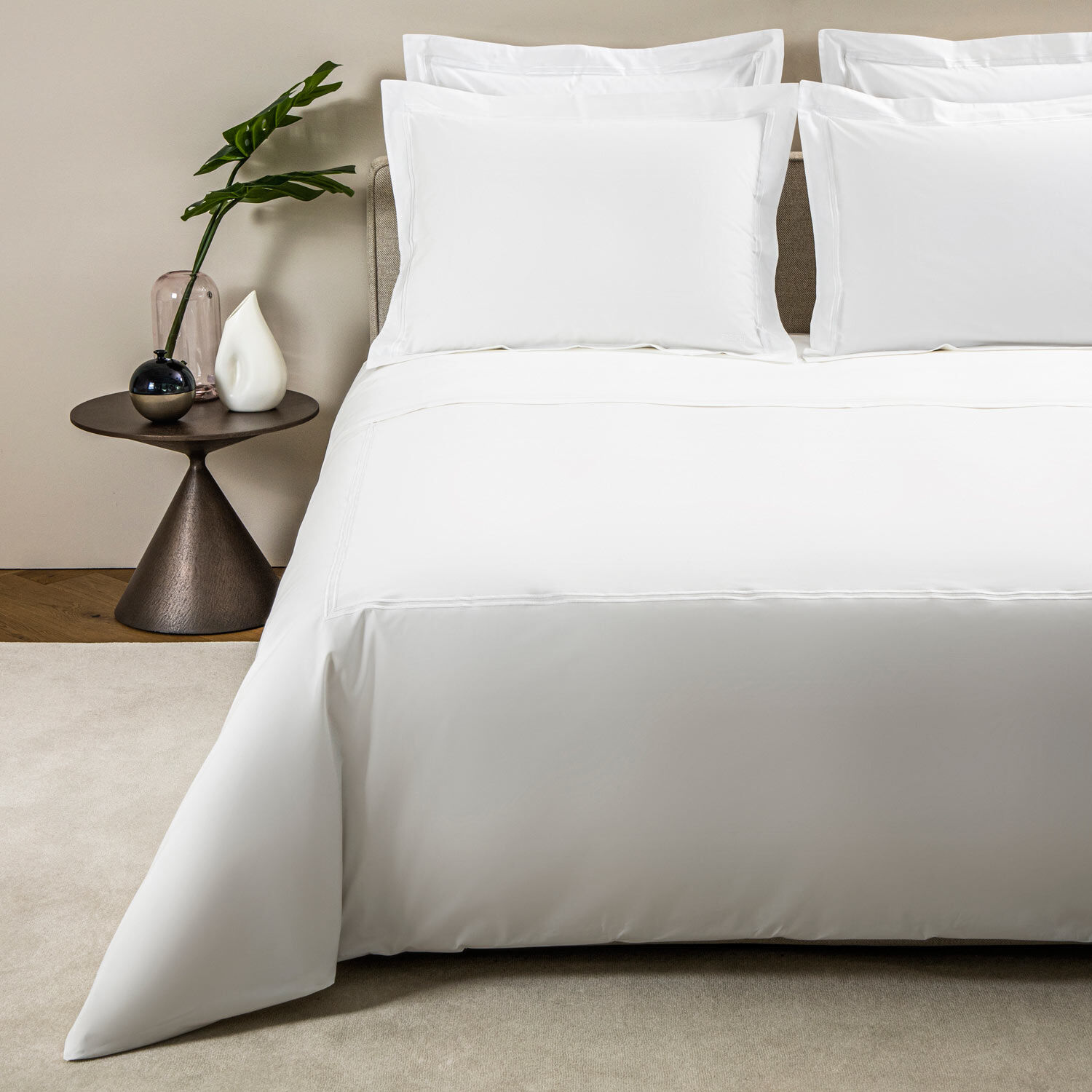 Frette Cortina Medium Down Pillow, King - White