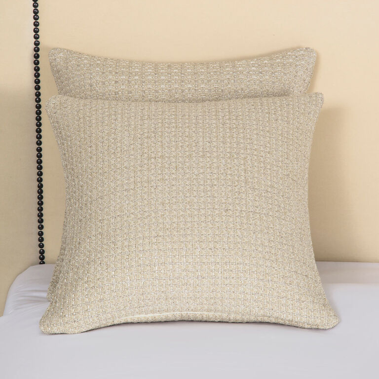 slide 1 Luxury Luminescent Tweed Decorative Pillow Cover