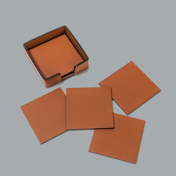 Basket Weave Coaster Set