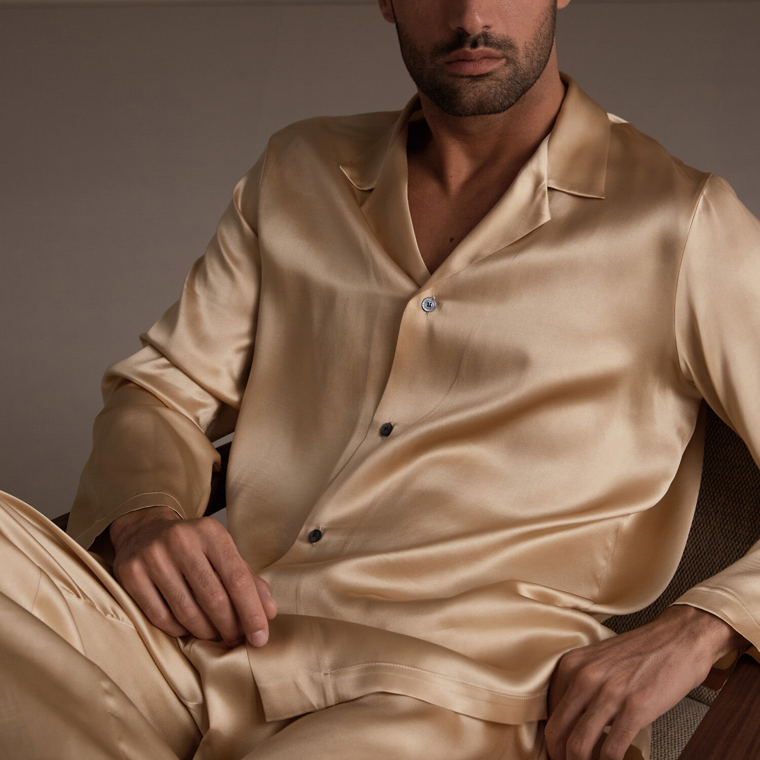 Frette Sanctuary Silk men's pajama set