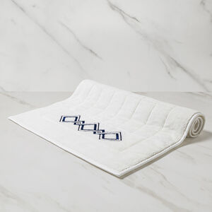 slide 1 Twist Embroidery Bath Mat