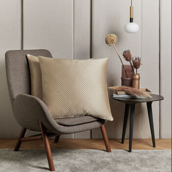 Luxury Herringbone Decorative Pillow Cover