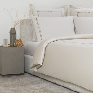 slide 2 Frame Embroidery Duvet Cover