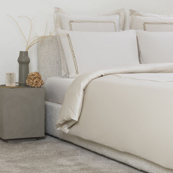 Frame Embroidery Duvet Cover