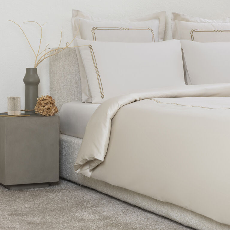 slide 2 Frame Embroidery Duvet Cover