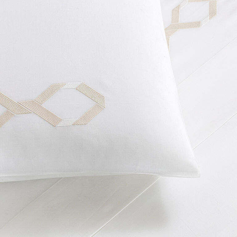 slide 3 Continuity Embroidered Euro Sham