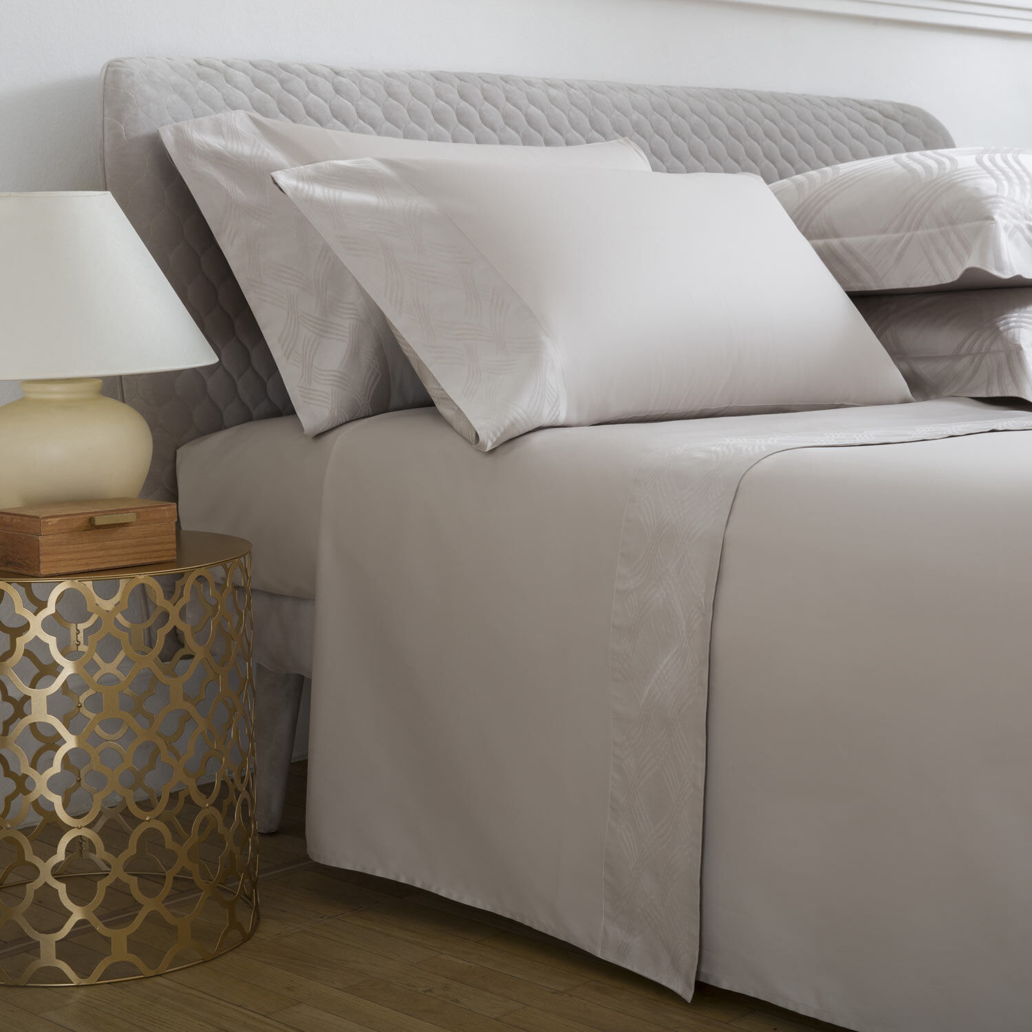 gant border sheet set sand gant sheet