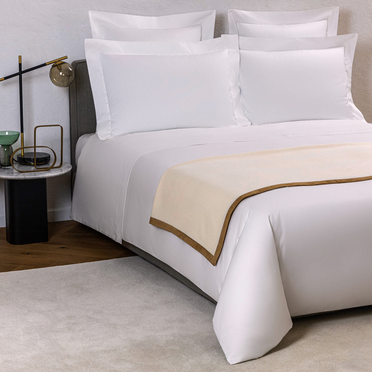 Cashmere & Suede Throw