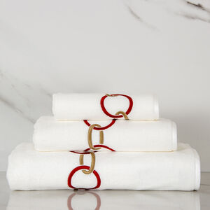 slide 1 Links Embroidered Bath Sheet