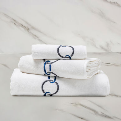Links Embroidered Bath Towel