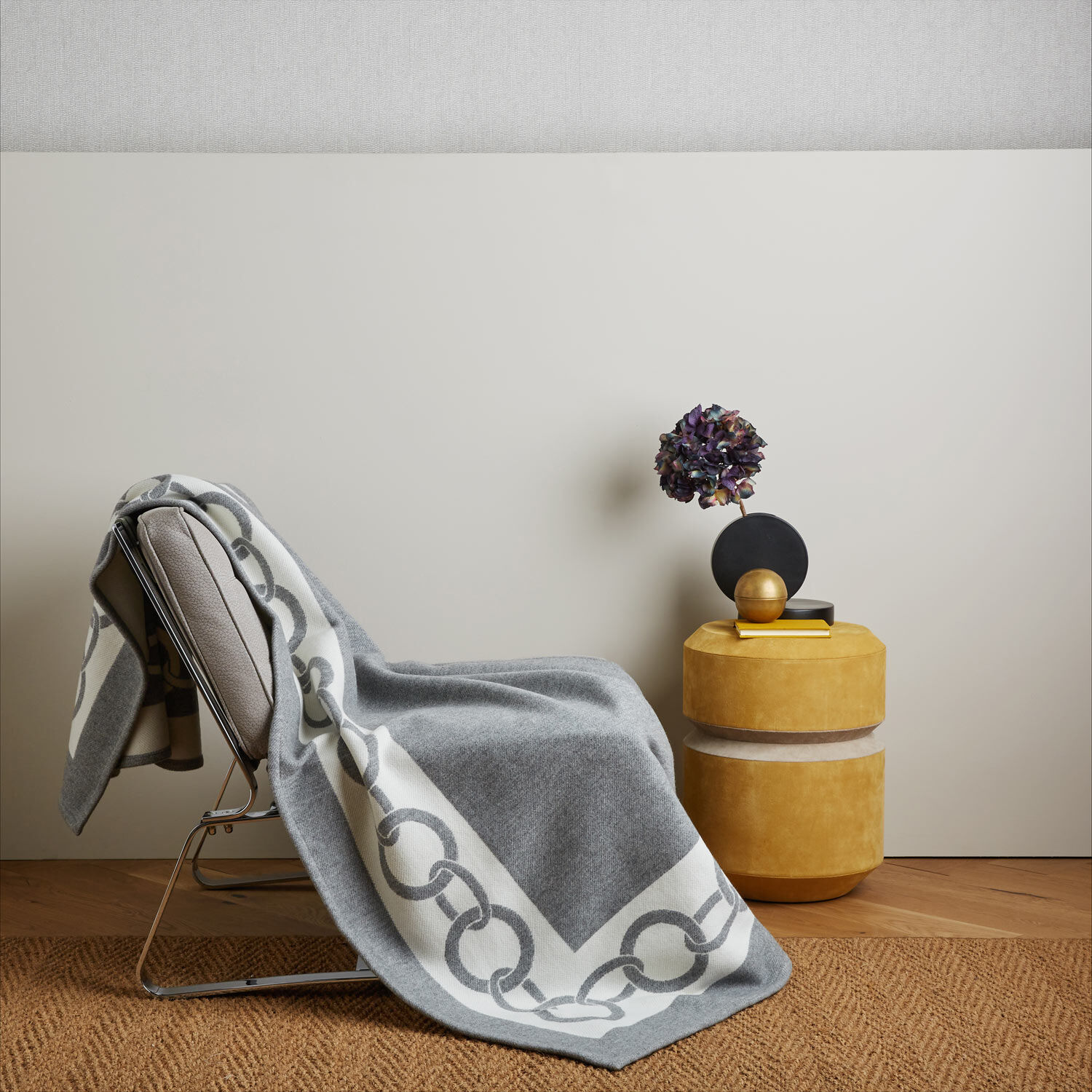 Grey and silver throw deals