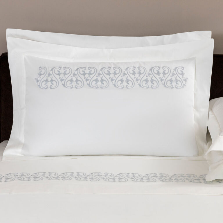 slide 1 Ornate Medallion Embroidered Sham