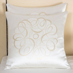 slide 1 Luxury Sparkling Swirl Decorative Pillow Cover