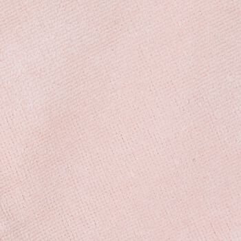 Velour Shawl Collar Robe Rose