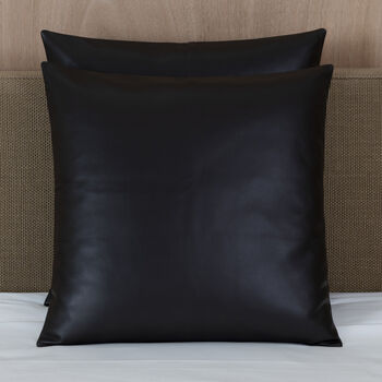 Luxury Soft Leather Decorative Pillow Cover