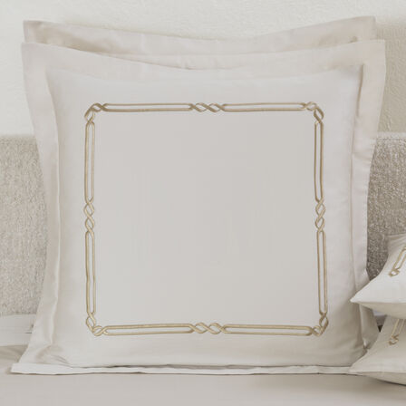 Frame Embroidery Euro Sham
