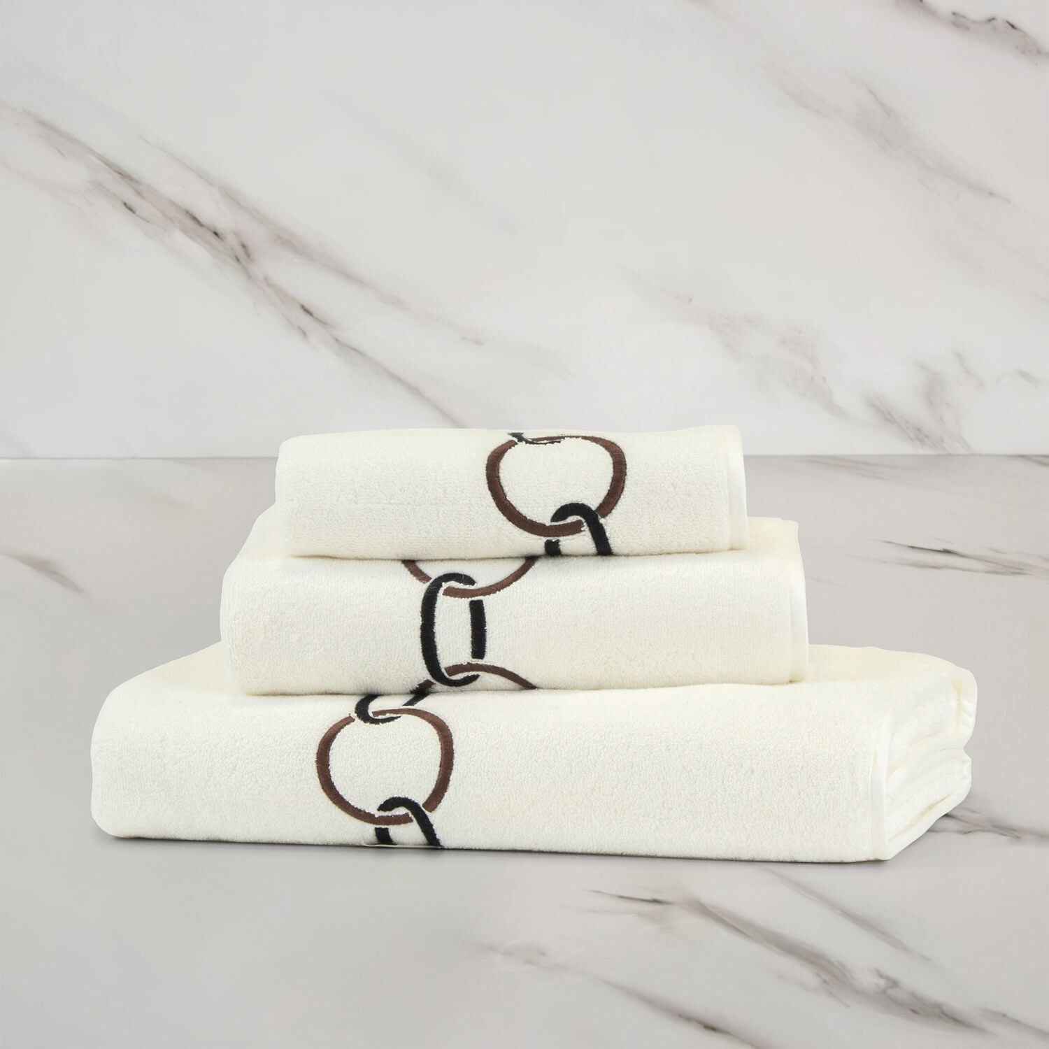 Links Embroidered Bath Sheet
