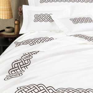 slide 5 Intreccio Embroidered Duvet Cover
