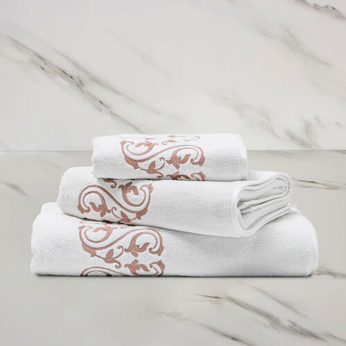 Ornate Medallion Embroidered Bath Towel by Frette - Accessories