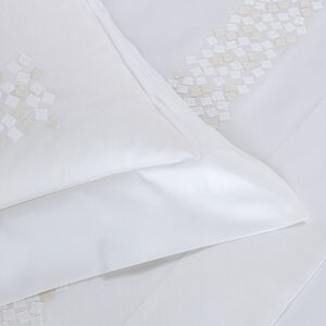 slide 3 Glimmer Embroidery Euro Sham