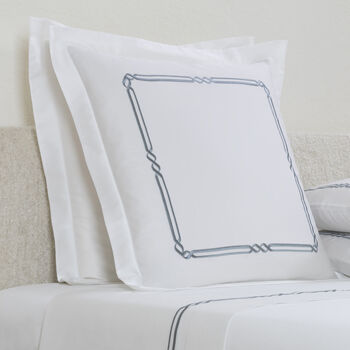 Frame Embroidery Euro Sham