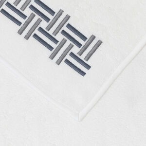 slide 3 Basket Weave Embroidery Hand Towel