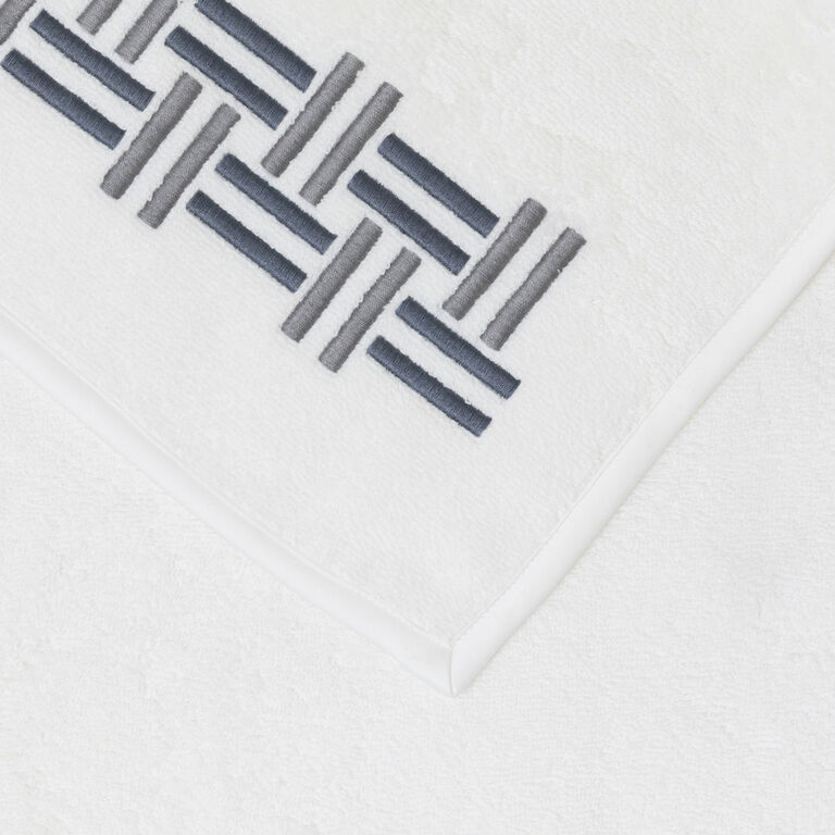 slide 3 Basket Weave Embroidery Hand Towel