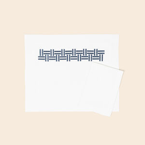 slide 2 Basket Weave Placemats and Napkins Set