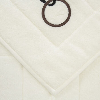 Links Embroidered Bath Mat