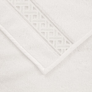 slide 3 Lozenge Lace Guest Towel