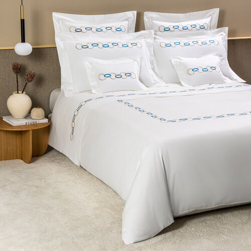 Links Embroidered Duvet Cover