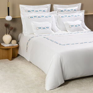 slide 4 Links Embroidered Duvet Cover