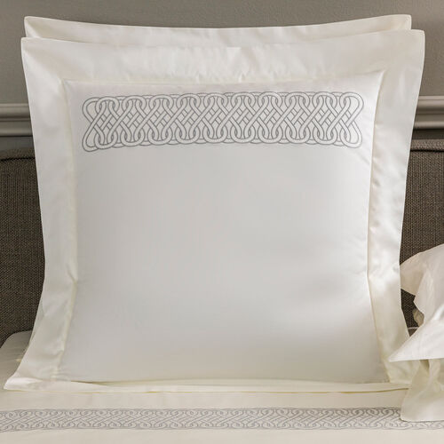 Auspicious Embroidered Euro Sham