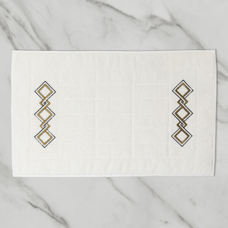 slide 2 Twist Embroidery Bath Mat