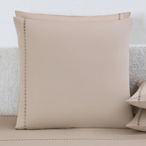 slide 1 Houndstooth Embroidery Euro Sham