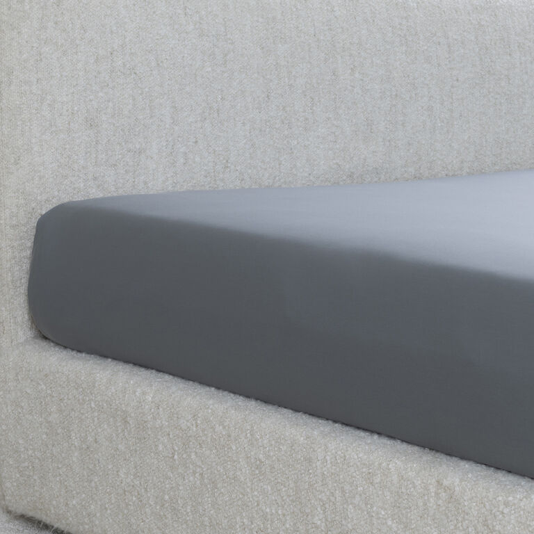 slide 2 Stardust Jacquard Bottom Sheet Fitted