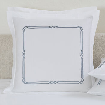 Frame Embroidery Euro Sham