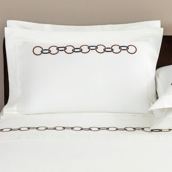 Links Embroidered Sham