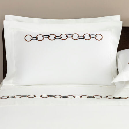 Links Embroidered Sham