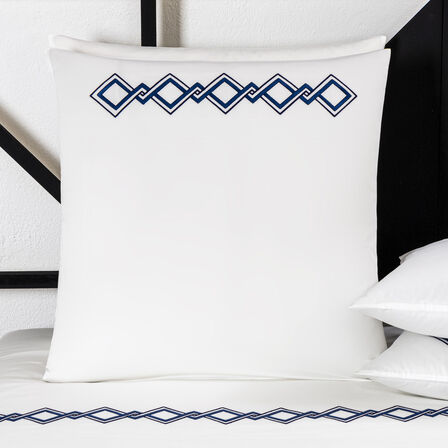 Twist Embroidery Euro Pillowcase