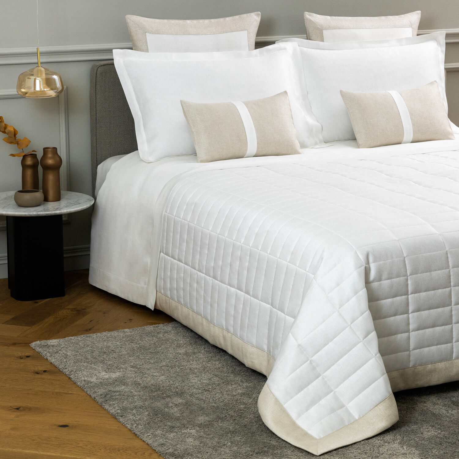 Rectangular Linen Euro Sham Frette