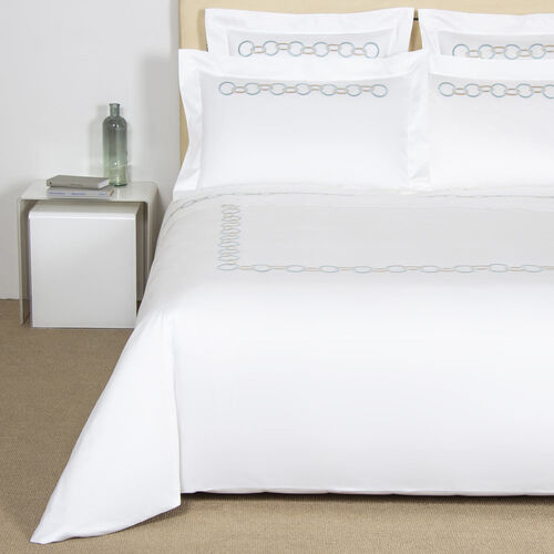 Links Embroidered Duvet Cover Frette