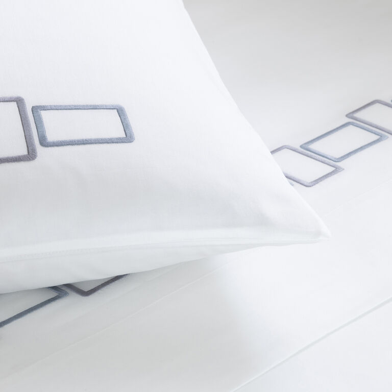 slide 3 Bold Bicolor Embroidery Pillowcase