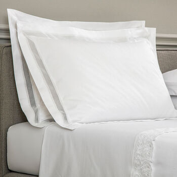 Ornate Medallion Lace Sham