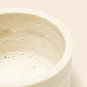 slide 4 Modernism Large Travertine Pot