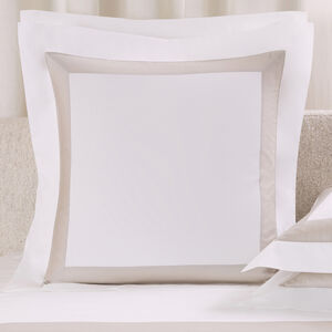 slide 1 Sateen Breeze Border Euro Sham