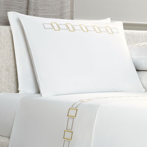 slide 2 Bold Bicolor Embroidery Pillowcase