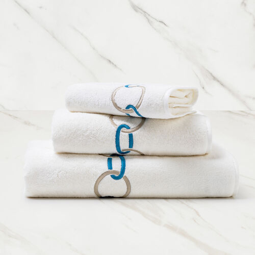 Links Embroidered Hand Towel
