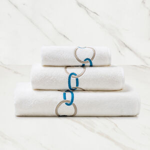 slide 2 Links Embroidered Bath Towel